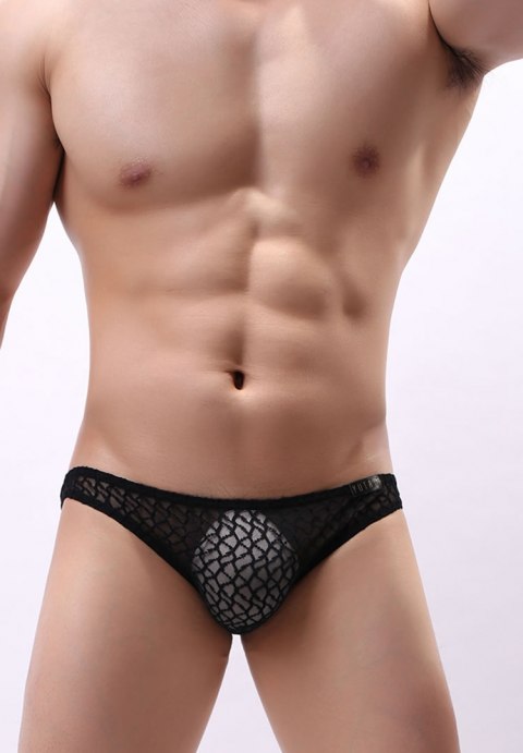 Men's Thongs Underwear Sexy Lace G-String