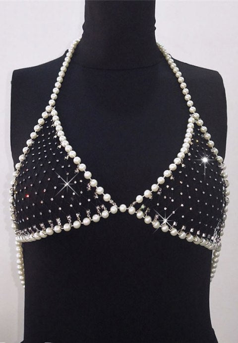 Shimmering Rhinestone Bralette