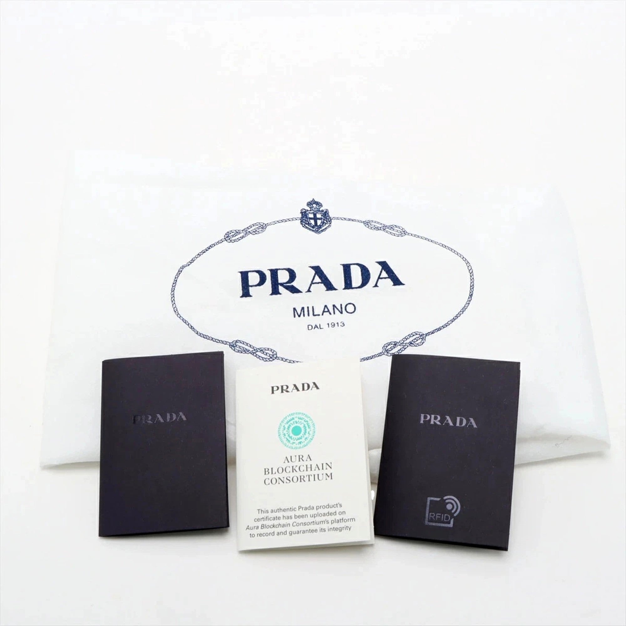 Prada 2Way Tessuto Nylon and Ostrich Leather Shoulder Handbag in Cielo Blue
