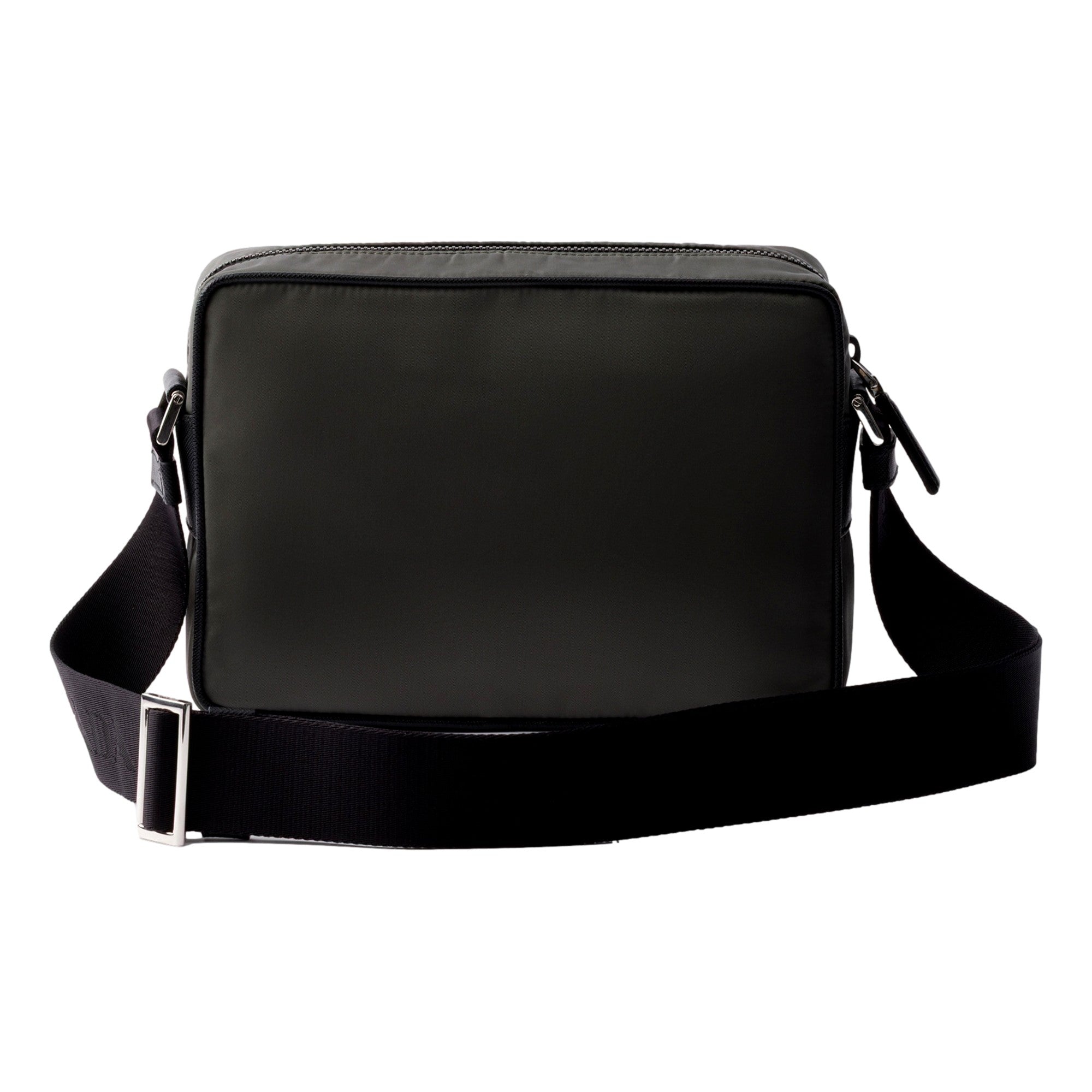 Prada Re-Nylon Saffiano Leather Camera Crossbody Bag Green