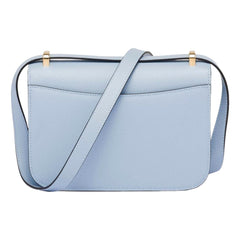 Prada Embleme Triangle Logo Saffiano Leather Crossbody Bag Celeste Blue