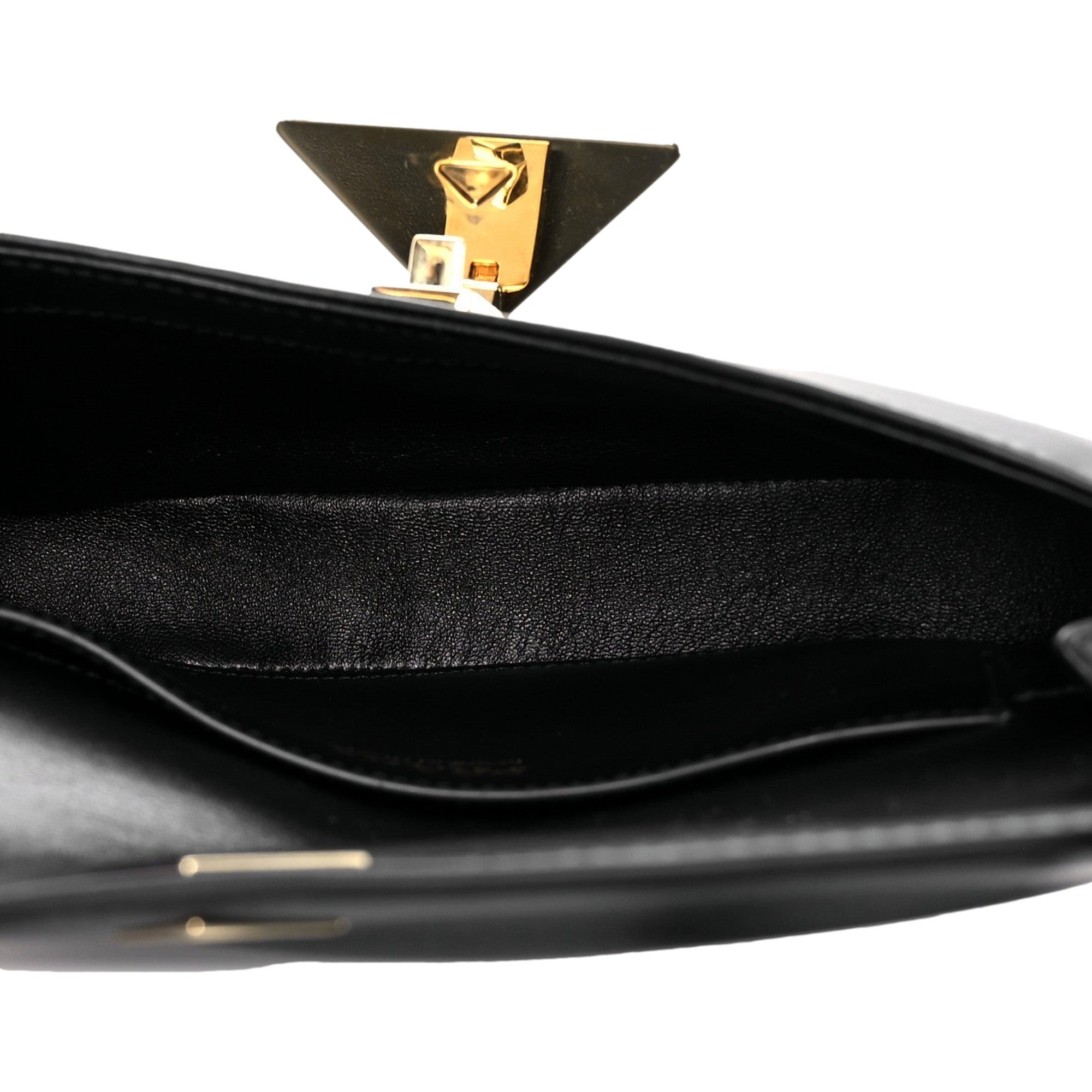 Prada Embleme Triangle Logo Soft Calfskin Crossbody Bag Black