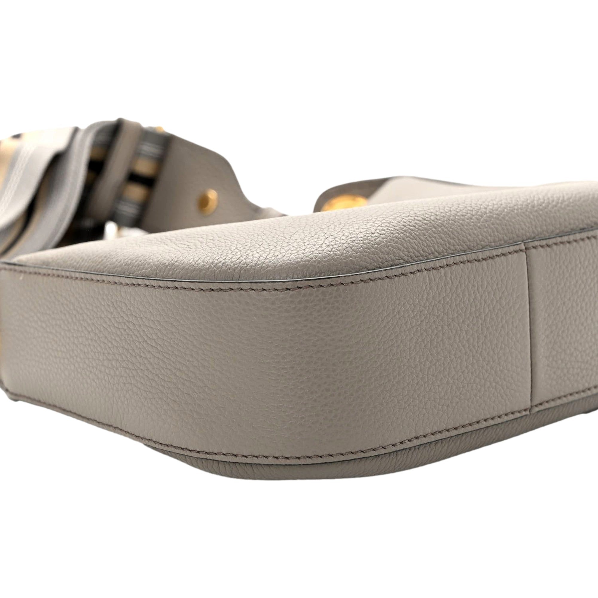 Prada Vitello Phenix Zippered Messenger Hobo Grey Leather Shoulder Bag