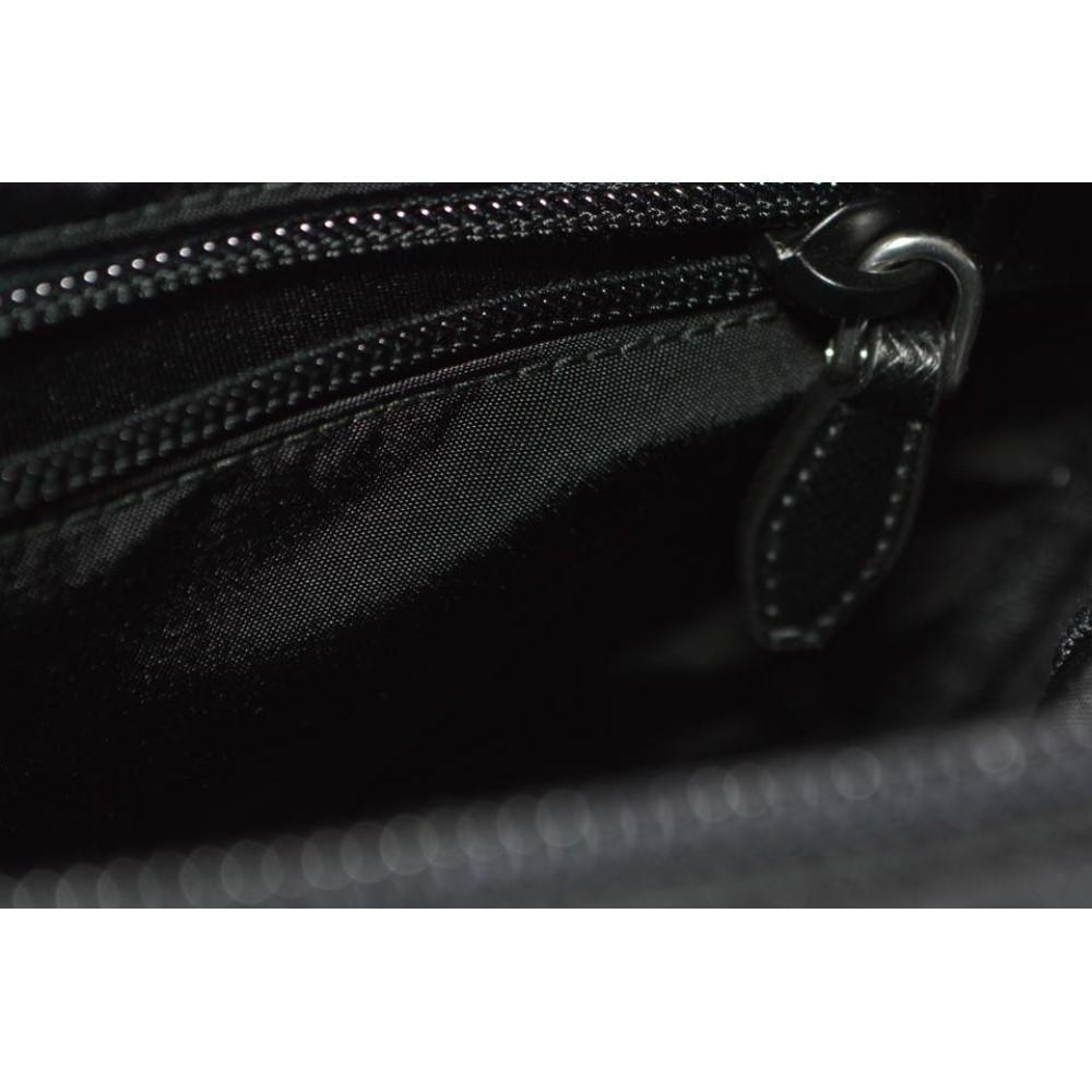 Prada Black Tessuto Nylon Medium Cosmetic Case Clutch