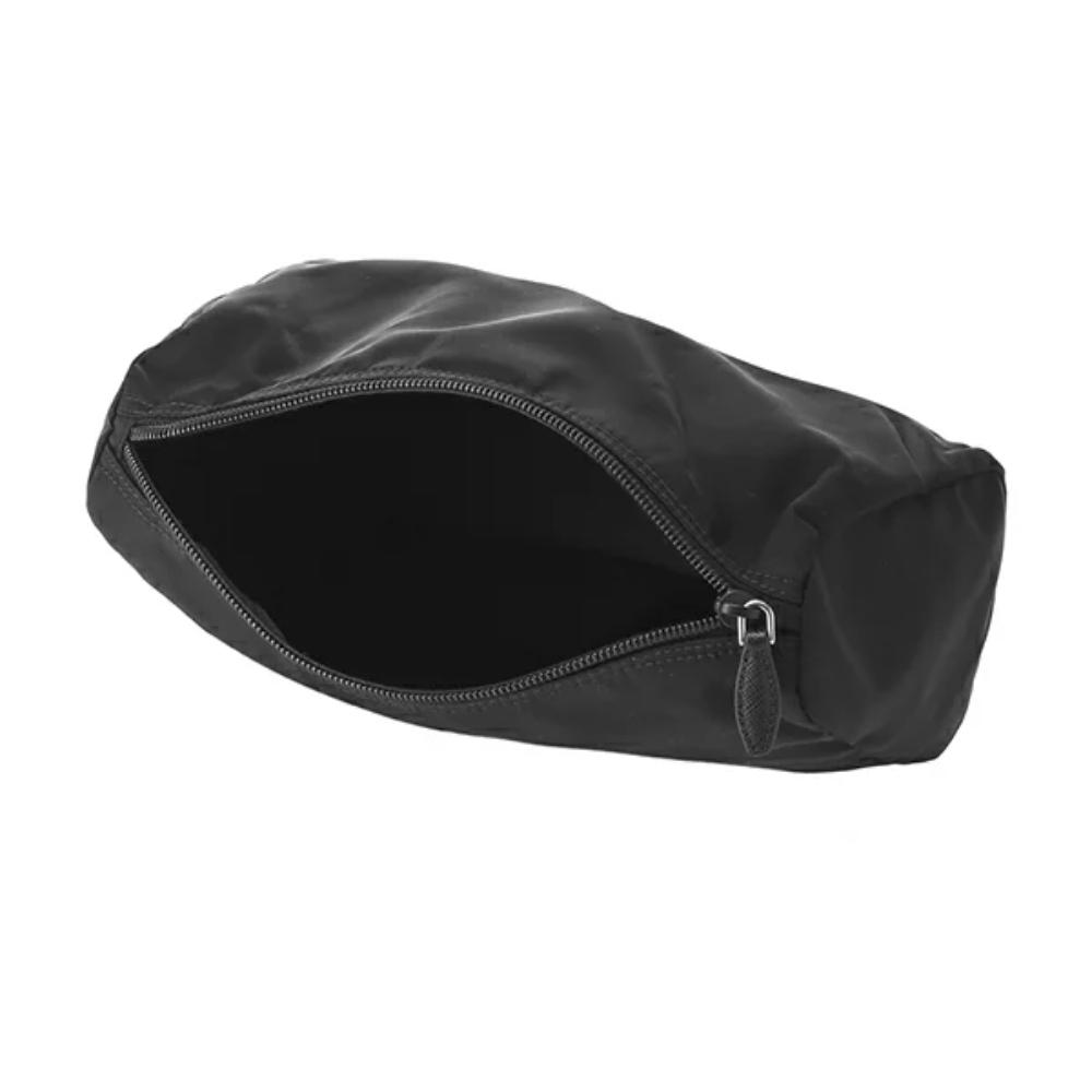Prada Black Tessuto Nylon Medium Cosmetic Case Clutch