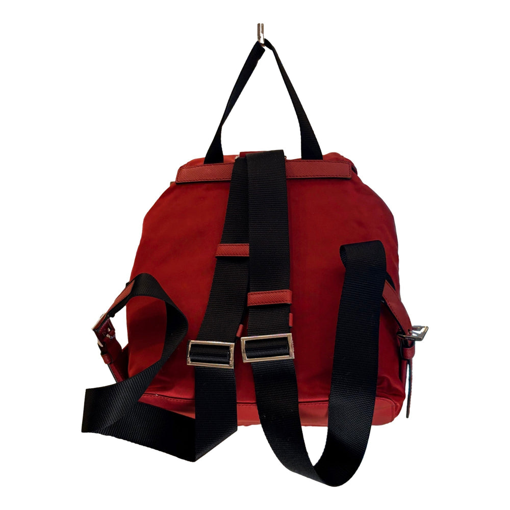 Prada Re-Edition Re-Nylon Burgundy Drawstring Backpack Medium
