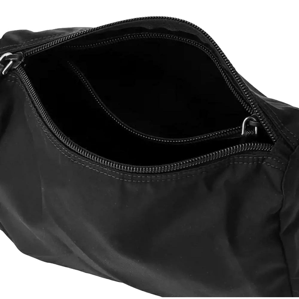 Prada Re-Nylon Necessaire Large Pouch Clutch in Black Nylon with Silver Hardware