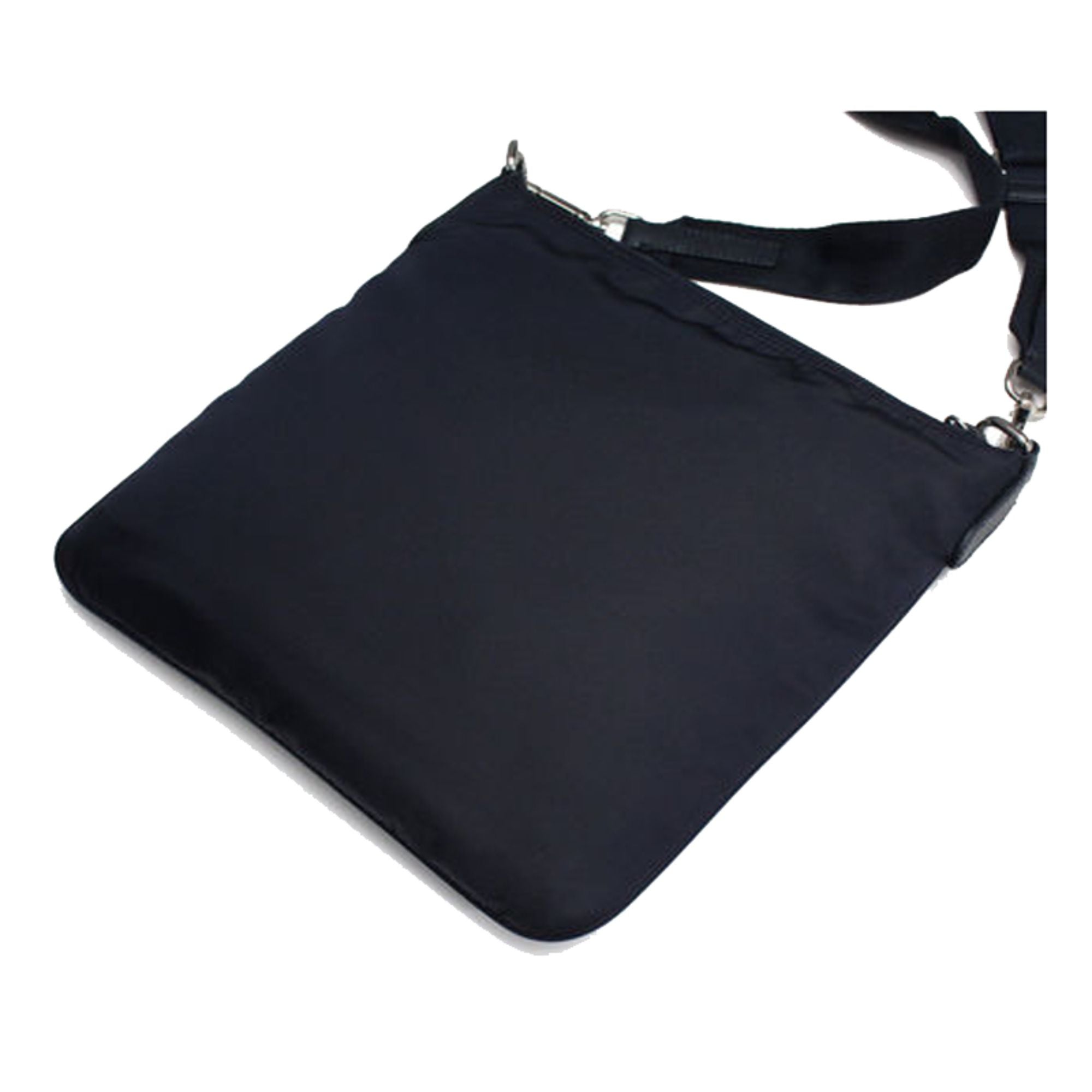 Prada Re-Nylon Tessuto Messenger Crossbody Bag Black