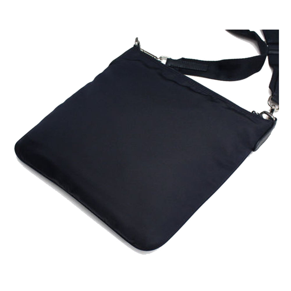 Prada Re-Nylon Tessuto Messenger Crossbody Bag Black