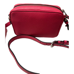 Prada Vitello Phenix Pink Leather Small Camera Crossbody Bag
