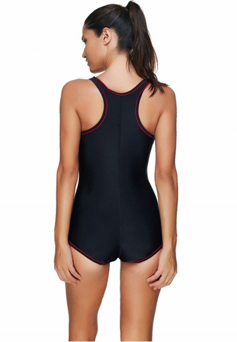 Women's Black One-piece Bikini Swimsuit