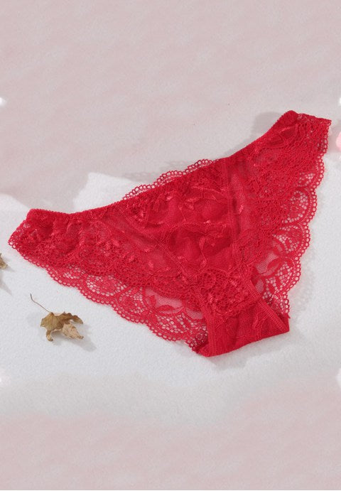 Floral Lace Bikini Panty