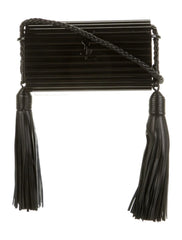 Saint Laurent Opium Plexiglass Minaudière Box Bag Black