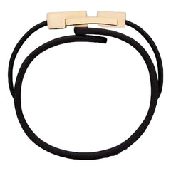 Saint Laurent Le Carre Red Croc-Embossed Leather Double Wrap Bracelet Gold YSL Medium