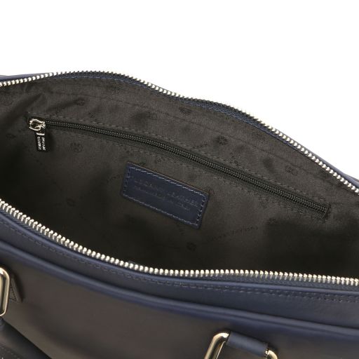 Ferrara - Leather laptop briefcase