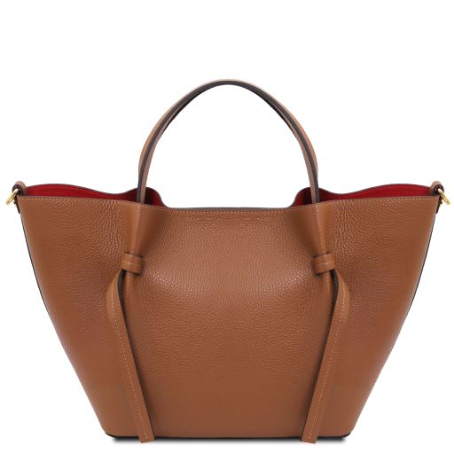 Legame - Leather shopping bag - Large size