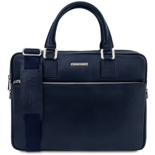 Ferrara - Leather laptop briefcase