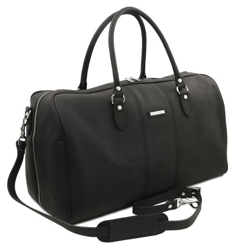 Lisbona - Travel leather duffle bag - Large size