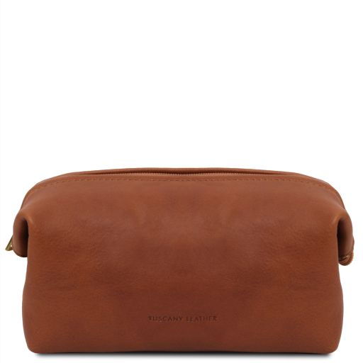 Smarty - Leather toiletry bag - Small size
