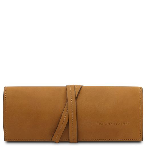 Leather jewellery case
