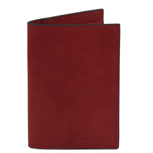 Leather passport cover