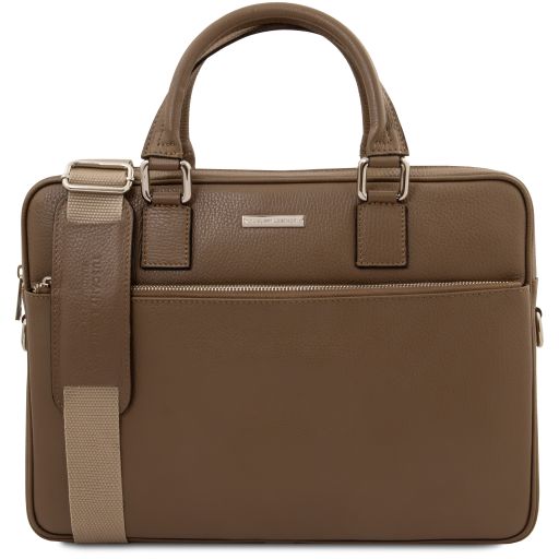 Ferrara - Leather laptop briefcase