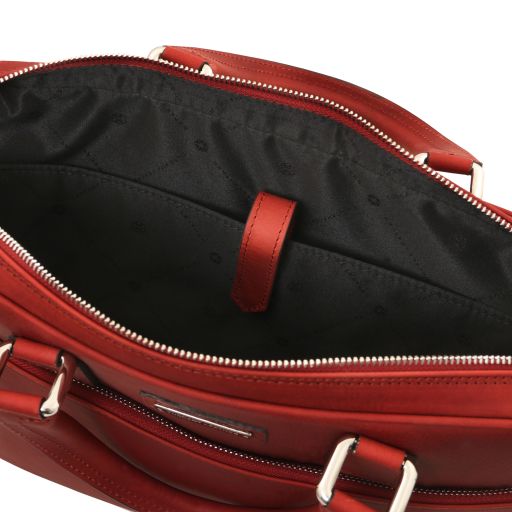 Ferrara - Leather laptop briefcase