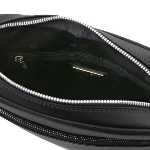 Luke - Saffiano leather crossbody bag for men