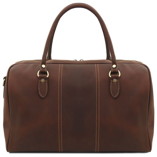 Lisbona - Travel leather duffle bag - Small size
