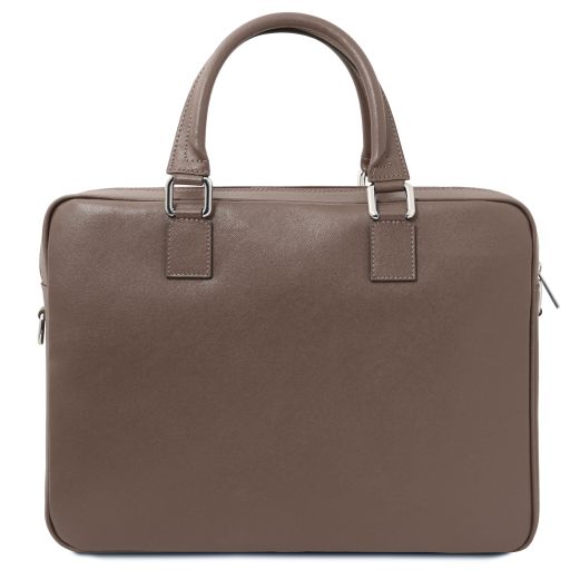 Torino - Saffiano leather laptop briefcase