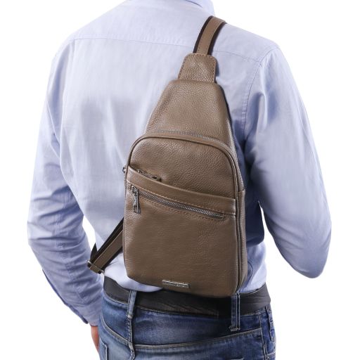 Albert - Soft leather crossover bag