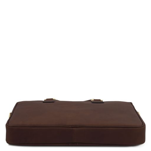 Ferrara - Leather laptop briefcase