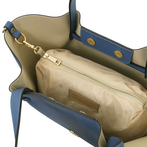Legame - Leather shopping bag - Large size