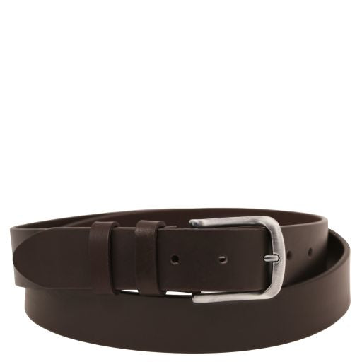 Handcrafted leather belt 35mm for jeans