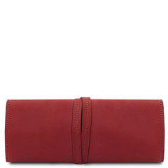 Leather jewellery case