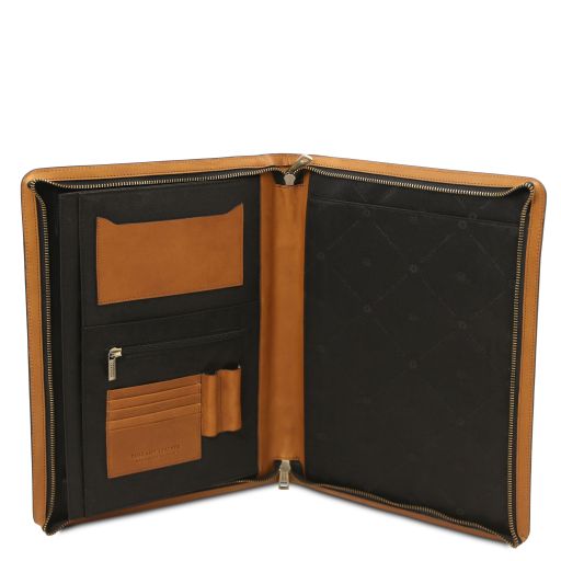 Costantino - Leather document case with handle