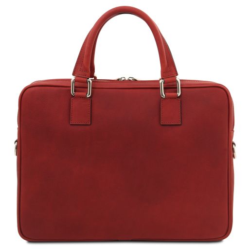 Ferrara - Leather laptop briefcase