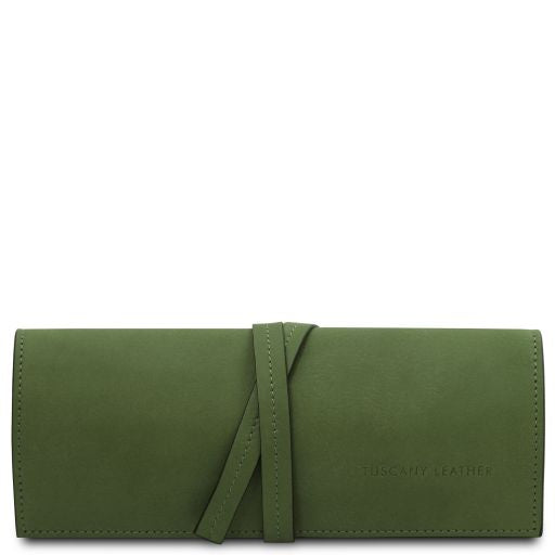 Leather jewellery case