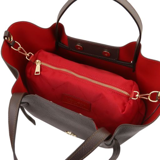 Legame - Leather shopping bag - Large size