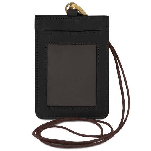 Leather badge holder