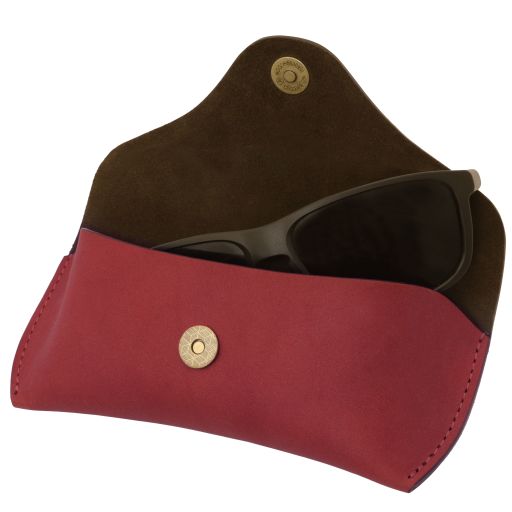Leather glasses case