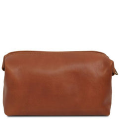 Smarty - Leather toiletry bag - Large size