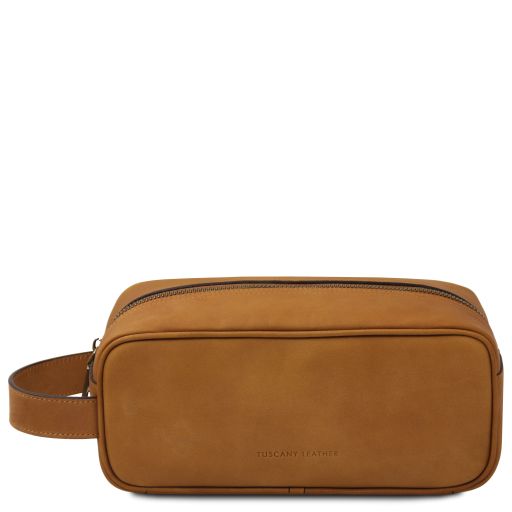 Harvey - Leather toiletry bag