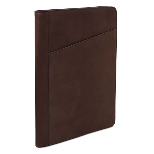 Augusto - Leather document case with ring binder