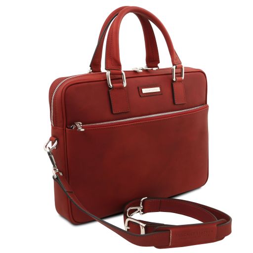 Ferrara - Leather laptop briefcase