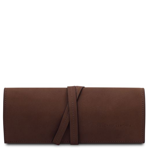 Leather jewellery case