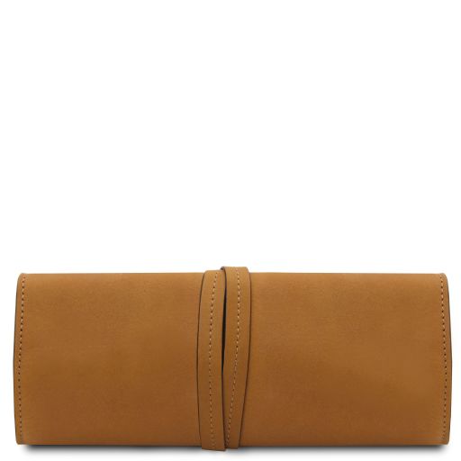 Leather jewellery case