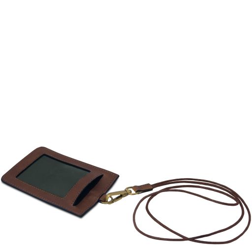 Leather badge holder