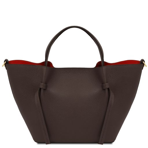 Legame - Leather shopping bag - Large size