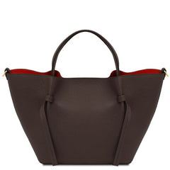 Legame - Leather shopping bag - Large size